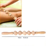 Wood Massage Tools Wooden Therapy Tools Massage Roller Lymphatic Drainage Health Care for Leg Back Arm Body Muscle Pain Relief - Image 12