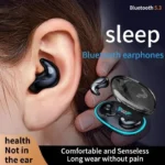 NEW X55 Wireless Sleep Earphone Noise Reduction Invisible Earphone Sleeping Headset Bluetooth Sport Headphones Earbuds