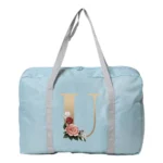 Gold Lettern Series Travel Bag Unisex Large Capacity Organizers Foldable Luggage Handbags Clothes Storage Duffle Carry on Bags - Image 12