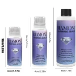 60ML/120ML/200ML Diamond Painting Sealer with 3 Pcs Brushes Diamond Painting Glue Permanent Hold & Shine Effect Sealer Puzzle - Image 2