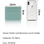 High-Quality Custom Bank CardHolder PU Leather Card Holder For Man and Women - Image 5