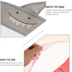 Hanging Bath Toy Storage Quick Dry Net Basket Mesh Bag Bathroom Organizer Bathtub Game Toy Holder Shower Caddy for Kids Toddler - Image 3