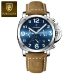 POEDAGAR Luxury Military Watch For Men Waterproof Luminous Leather Man Watch Quartz High Quality Men's Sports Watches Male Reloj - Image 14