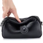 Woman Messenger Bag Genuine Leather Crossbody Bag Quality Clutch Bag Style Fashion Trend Women Handbag Dual Purpose Leisure Bag - Image 5