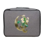 Handbags Documents Luggage Organizer Men Outdoor Travel Credentials Storage Bag Women Golden Flower Print Waterproof Briefcase - Image 26