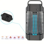 High-Powered Dual-Purpose Waterproof Electronic Mosquito Trap - 4200V, Ideal for Indoor and Outdoor Use in Home and Garden Pest - Image 6