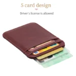 Fashion Double Sided Ultra-thin Card Holder Bank Credit ID Cards Pouch Case Wallet Organizer Thin Business Bank Card Package - Image 4