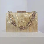 Clutch New Box Bag Evening Chain Shoulder Crossbody Acrylic Beaded Handle Wedding Designer Handbags Women Luxury 2025 Party Mini - Image 7