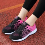 Women Casual Sneakers Fashion Breathable Mesh Flat Shoes Women's Outdoor Comfortable Non-slip Walking Shoes Tenis Feminino - Image 4