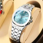 GOOBASEN Women's Watch Elegant Small Original Quartz Watch for Ladies Luminous Date Waterproof Stainless Steel Wristwatch Fashio - Image 7