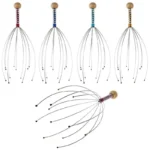 Octopus Head Scalp Massager Relaxation Relief Body Massager Remove Muscle Tension Tiredness Metal Head Relax Massager - Image 3