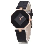 Small Rhombus Leather Ladies Watch Women Wrist Decoration Watches Diamond Gold Clock Saat Relogio Feminino Bayan Kol Saati - Image 7