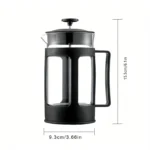 Household French Filter Pressure Pot Brewing Pot Appliance Filter Cup Tea Maker Glass Pressure Coffee Filter Coffee Pot - Image 6