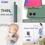 Original Mobile Phone Cases for Motorola Moto G85 MotoG85 5G 360 Soft Luxury Square Liquid Silicone Back Covers Waterproof Bags - Image 5