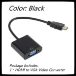 HD 1080P HDMI-compatible to VGA Adapter Digital Analog HDMI-compatible Male To Female VGA Cable Converter For PC Laptop Tablet - Image 8