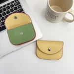 Card Bag Wallet Coin Purse Pouch Splicing Color Detachable Cute Women Card Holder Card Wallet Slim Portable Credential Holder - Image 5