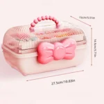 Multi-Layer Jewelry Storage Box Cosmetic Tool Organizer Children's Hair Accessory Desktop Handmade Crafts Sorting Box - Image 6