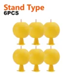10-1PCS Ball Fruit Fly Catcher Pest Control Sticky Trap Ball for Indoor Outdoor Kitchen Gnat Traps Flying Insects Traps Ball - Image 13