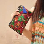 Luxury Design Flowers Clutches Pouch Fashion Women Wallet Wrist Handbag Lady Vintage Envelope Phone Purse Card Holders Pocket - Image 9