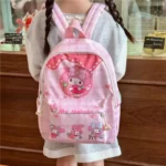 Sanrio Full Range Backpack HelloKitty Kuromi Children Kindergarten Cute Kawaii School Bag Fashionable Children KT Girl Birthday - Image 3