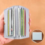 Ultra-thin Small Bank Cards Multi Card Slot Card Holder Wallet Women Men Credit Cards Bag Male Card Holder Solid Leather Wallet - Image 11