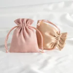 10Pcs Flannel Jewelry Drawstring Bag Velvet Suede Gift Pouch Ring Earrings Candy Goodie Baby Shower Storage Sack Wedding Favors - Image 2