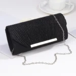 Fashion Elegant Clutch Bag New 2023 Hot Selling Chain Dinner Bag Bride Bridesmaid Lady Handbag Factory Outlet - Image 2