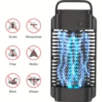 High-Powered Dual-Purpose Waterproof Electronic Mosquito Trap - 4200V, Ideal for Indoor and Outdoor Use in Home and Garden Pest - Image 2