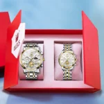 OLEVS Top Luxury Brand Quartz Couple Watch Waterproof Watch Lover Gift Nightglow Classic Date Week Clock His or Her Set Watch - Image 20