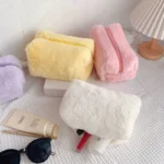 Cute Plush Pencil Pouch Pen Bag for Girls Gift Large Capacity Pencil Case Pen Box Stationery Supplies Cosmetic Pouch Storage Bag - Image 5