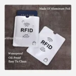 RFID Blocking Card Sleeve Aluminum Foil Anti-theft Swipe Anti-demagnetization Case Shielding Bag - Image 5
