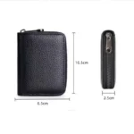 Mini 20 Card Wallet Men Women Small PU Leather Wallet Business Case Purse Holder RFID Blocking Carteira Masculina Porte Carte - Image 5