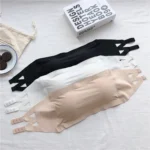 Ice Silk Strapless Bra Girls Seamless Crop Tube Top Bralette for Women Soft Sexy Bras Large Size Bustier Tops Summer Underwear - Image 6
