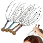 Octopus Head Scalp Massager Relaxation Relief Body Massager Remove Muscle Tension Tiredness Metal Head Relax Massager - Image 2