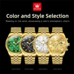 OLEVS 2932 Men Watch HD Night Light Waterproof Moonphase Men Watch Fashion Business Chronograph Luxury Brand Quartz Watch Reloj - Image 6