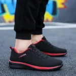 2025 Men Running Walking Knit Shoes Fashion Casual Sneakers Breathable Sport Athletic Gym Lightweight Men Sneakers Casual Shoes - Image 5