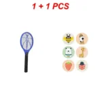 Swatter Racket Fly Swatter Trap Battery Power Pest Control Handheld Bug Insect Fly Home Accessories Tools Mosquitos Killer - Image 11