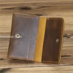 Vintage Card Holder Men Genuine Leather Credit Card Holder Small Wallet Money Bag ID Card Case Mini Purse for Male Tarjetero New - Image 5