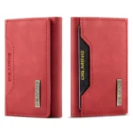 Green Three Fold Card Holder Case Retro PU Leather Credit Cards Holders Bag Business Multiple Slots Magnetic Suction Small Pack - Image 11