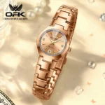 OPK 8105 Couple Quartz Watch Classic Fashion Waterproof Glow Tungsten Steel Band Luxury Date Week Men's and Women's Couple Watch - Image 14
