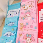 Cute Cartoon Hanging Closet Organizers and Storage, 4-Shelf Closet Hanging Storage Shelves for Girls Bedroom - Image 4
