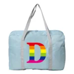 Weekend Bags for Women Travel Bags Carry on Sports Gym Bagworkout Duffel Bag Overnight Shoulder Bag Rainbow Pattern Series 2024 - Image 26