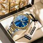 POEDAGAR Top Luxury Watch For Man Date Week Waterproof Luminous Man Wristwatch Quartz Stainless Steel Men's Watches Sports Reloj - Image 2