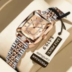 POEDAGAR Luxury Watch For Woman Elegant Waterproof Calendar Ladies Watch Rectangle Stainless Steel Quartz Women's Watches Female - Image 11