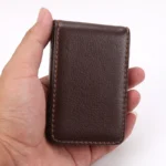 Business Men's Card Holder Magnetic Attractive High Quality PU Leather Business Card Case Name Card Box - Image 2