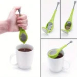 Tea Infuser Built-in plunger Healthy Intense Flavor Reusable Tea bag Plastic Tea&Coffee Strainer Measure Swirl Steep Stir&Press - Image 2