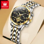 OLEVS Top Luxury Brand Quartz Couple Watch Waterproof Watch Lover Gift Nightglow Classic Date Week Clock His or Her Set Watch - Image 9