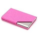 Laser Engraved LOGO Luxury Wallet PU Leather Business ID Credit Card Holder For Women Men Fashion Brand Metal Aluminum Card Case - Image 6