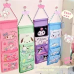 Cute Cartoon Hanging Closet Organizers and Storage, 4-Shelf Closet Hanging Storage Shelves for Girls Bedroom - Image 2