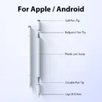 For Apple Android Stylus Pencil For Ipad 10 Pro Air 3 in 1 Universal Pens For Samsung Xiaomi Huawei Redmi Tablet Phone Touch Pen - Image 10